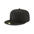 Boston Red Sox Blackout Basic 59FIFTY Fitted Hat