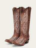 Circle G L8072 - WOMEN'S EMBROIDERY AND TRIAD SHEDRON SNIP TOE CIRCLE G COWBOY BOOT